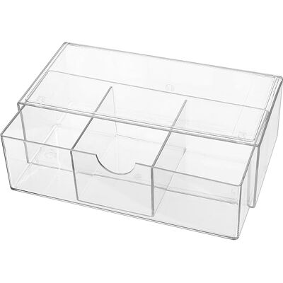 OEM Organizador De Maquillaje, Caja De Almacenamiento Transparente Para Baño Con 3 Compartimentos Y Cajones, Apilable, Organizador De Tocador Para Cosméticos, Hisopos De Algodón Y Accesorios. OEM Organizador De Maquillaje, Caja De Almacenamiento Transparente Para Baño Con 3 Compartimentos Y Cajones, Apilable, Organizador De Tocador Para Cosméticos, Hisopos De Algodón Y Accesorios.