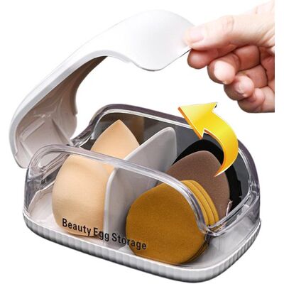 OEM Organizador De Maquillaje, Caja De Almacenamiento Multifuncional Portátil, Práctica Para Esponjas, Herramientas Cosméticas, Viajes Y Hogar OEM Organizador De Maquillaje, Caja De Almacenamiento Multifuncional Portátil, Práctica Para Esponjas, Herramientas Cosméticas, Viajes Y Hogar