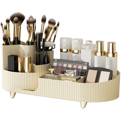 OEM Organizador De Maquillaje Con Separador Giratorio De Gran Capacidad, Caja De Almacenamiento De Cosméticos Sin Perforaciones. OEM Organizador De Maquillaje Con Separador Giratorio De Gran Capacidad, Caja De Almacenamiento De Cosméticos Sin Perforaciones.