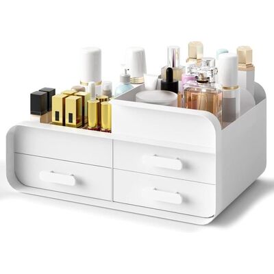 OEM Organizador De Maquillaje Con Cajones - Caja De Almacenamiento Para Cosméticos Y Accesorios - Blanco OEM Organizador De Maquillaje Con Cajones - Caja De Almacenamiento Para Cosméticos Y Accesorios - Blanco