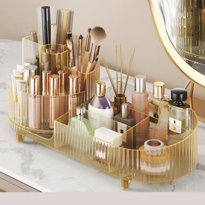 OEM Organizador De Cosméticos Transparente Giratorio 360°, Soporte Para Brochas De Maquillaje, Escritorio, 36 Cm, Almacenamiento De Brochas, Rojo OEM Organizador De Cosméticos Transparente Giratorio 360°, Soporte Para Brochas De Maquillaje, Escritorio, 36 Cm, Almacenamiento De Brochas, Rojo