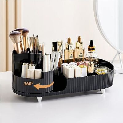 OEM Organizador De Maquillaje Para Tocador, Soporte Giratorio De 360 Grados Para Brochas De Maquillaje, Organizador Grande Para El Cuidado De Cosméticos. OEM Organizador De Maquillaje Para Tocador, Soporte Giratorio De 360 Grados Para Brochas De Maquillaje, Organizador Grande Para El Cuidado De Cosméticos.