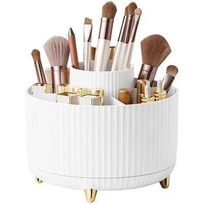 OEM Dailygoody,organizador De Maquillaje,caja De Almacenamiento De Maquillaje Giratoria 360°,5 Compartimentos,organizador De Cosméticos OEM Dailygoody,organizador De Maquillaje,caja De Almacenamiento De Maquillaje Giratoria 360°,5 Compartimentos,organizador De Cosméticos