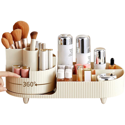 OEM Caja Organizadora De Cosméticos Giratoria De 360° Para Brochas De Maquillaje, Calidad Premium, Tocador OEM Caja Organizadora De Cosméticos Giratoria De 360° Para Brochas De Maquillaje, Calidad Premium, Tocador