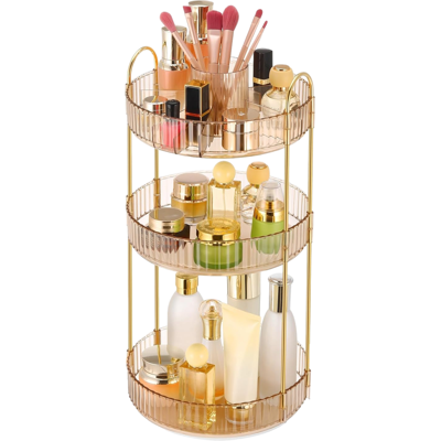 OEM Organizador De Maquillaje Giratorio De 360 Grados, Expositor De Cosméticos De 3 Niveles, Para Baño Y Tocador. OEM Organizador De Maquillaje Giratorio De 360 Grados, Expositor De Cosméticos De 3 Niveles, Para Baño Y Tocador.