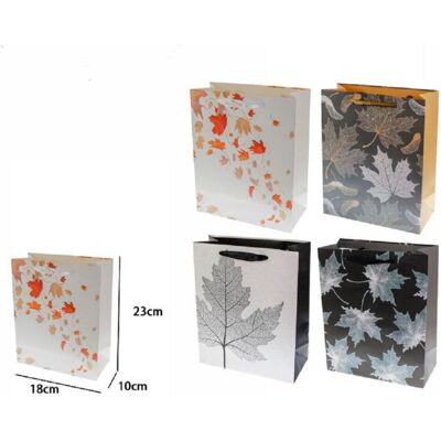 TRADE SHOP TRAESIO Trade Shop - Set 3pz Buste Borsa Da Regalo Foglie Autunnali 23 X 18 X 10cm 69962 Vari Modelli - TRADE SHOP TRAESIO Trade Shop - Set 3pz Buste Borsa Da Regalo Foglie Autunnali 23 X 18 X 10cm 69962 Vari Modelli -