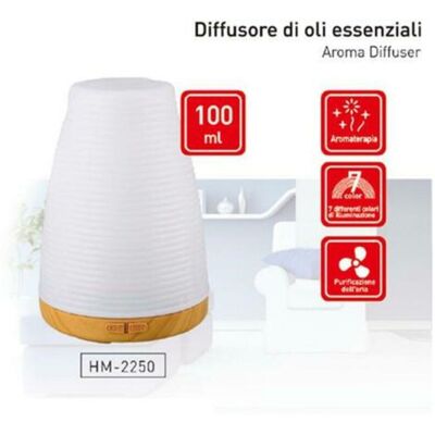 TRADE SHOP TRAESIO Trade Shop - Diffusore Aromi Oli Essenziali 100 Ml Aromaterapia Profumatore Di Ambiente Casa - TRADE SHOP TRAESIO Trade Shop - Diffusore Aromi Oli Essenziali 100 Ml Aromaterapia Profumatore Di Ambiente Casa -
