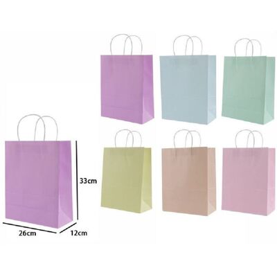 TRADE SHOP TRAESIO Trade Shop - Set 4 Pezzi Buste Borsa Da Regalo Sacchetti Carta 33x26x12 Cm Vari Colori 68491 - TRADE SHOP TRAESIO Trade Shop - Set 4 Pezzi Buste Borsa Da Regalo Sacchetti Carta 33x26x12 Cm Vari Colori 68491 -