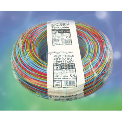 PRYSMIAN Speedy Trifils H07 Vu 3x2,5mm2 PRYSMIAN Speedy Trifils H07 Vu 3x2,5mm2