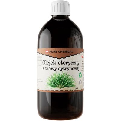 CHOSA Aceite Esencial De Citronela - 1l - Natural - Aromaterapia - Bienestar CHOSA Aceite Esencial De Citronela - 1l - Natural - Aromaterapia - Bienestar