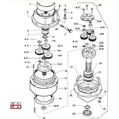 Segunda Etapa Reductora Original Active Sinfín Modelos T143 - T152 022739 Segunda Etapa Reductora Original Active Sinfín Modelos T143 - T152 022739
