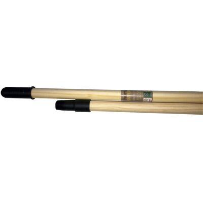 10 Manijas De Madera Natural Ø 24mm 130cm - Thomas 10 Manijas De Madera Natural Ø 24mm 130cm - Thomas