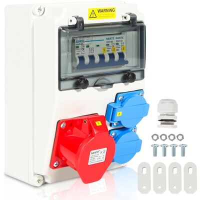 OEM Coffret De Chantier Monophasé Tableau Électrique Répartiteur De Courant Mural 1x16a 2x230v Mit Ls Tableau Electrique OEM Coffret De Chantier Monophasé Tableau Électrique Répartiteur De Courant Mural 1x16a 2x230v Mit Ls Tableau Electrique