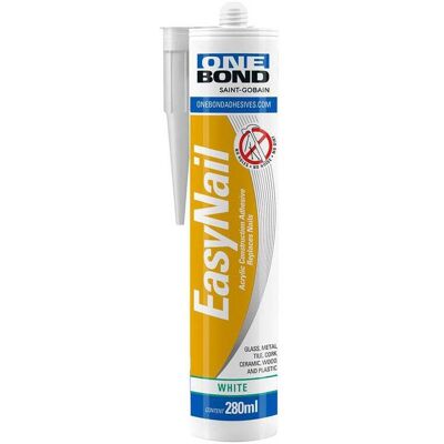 ONEBOND Silicone Acrilico Cartongesso E Decorazioni 'easy Nail' Bianco Ml 280 ONEBOND Silicone Acrilico Cartongesso E Decorazioni 'easy Nail' Bianco Ml 280