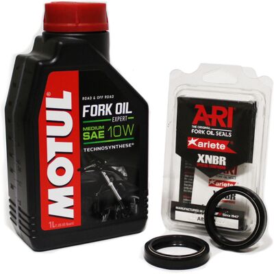 OEM Aceite Motul Fork Lag 1l + Retenes Leonardo Scarabeo Rieju OEM Aceite Motul Fork Lag 1l + Retenes Leonardo Scarabeo Rieju