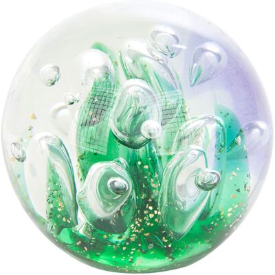 Pisapapeles de Algas Verde de Cristal Vidrio - Decoración Oficina Pisapapeles de Algas Verde de Cristal Vidrio - Decoración Oficina