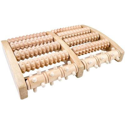 OEM Rodillo Masaje Pies - Madera Natural - Estimulación Reflejos Plantares - Alivio Fatiga Y Dolor - 27 X 19 Cm OEM Rodillo Masaje Pies - Madera Natural - Estimulación Reflejos Plantares - Alivio Fatiga Y Dolor - 27 X 19 Cm