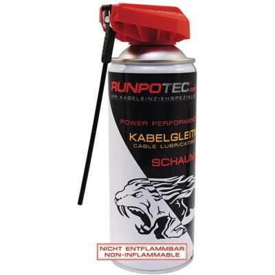 RUNPOTEC Lubricante Para Cables Lata De 400 Ml De Espuma RUNPOTEC Lubricante Para Cables Lata De 400 Ml De Espuma