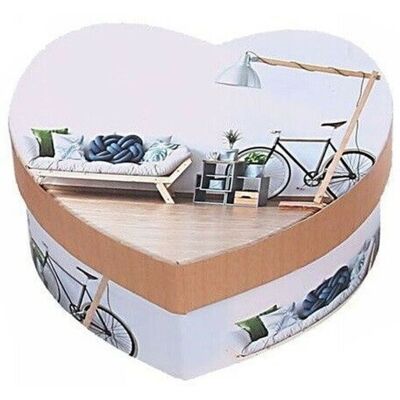 TRADE SHOP TRAESIO Trade Shop - Set 12 Scatola Box Confezione Da Regalo Con Cuori Fantasia 11x5.5cm In Cartone - TRADE SHOP TRAESIO Trade Shop - Set 12 Scatola Box Confezione Da Regalo Con Cuori Fantasia 11x5.5cm In Cartone -