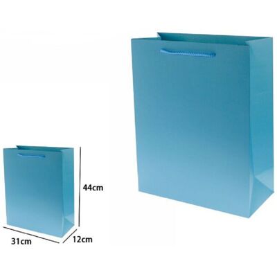 TRADE SHOP TRAESIO Trade Shop - Set 3pz Buste Borsa Regalo Sacchetti 44x31x12cm 69905 Celeste Con Manico Cordino - TRADE SHOP TRAESIO Trade Shop - Set 3pz Buste Borsa Regalo Sacchetti 44x31x12cm 69905 Celeste Con Manico Cordino -