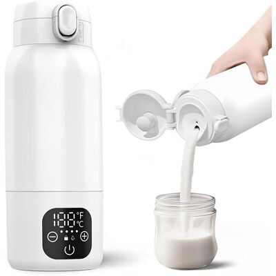 OEM Calentador Portátil De Biberones De 500 Ml, Inalámbrico, Con Pantalla Lcd, Para Coche, Con Batería De 11000 Mah Para Leche Materna, Calentamiento Rápido Y Temperatura Ajustable De 35 °c A 70 °c. OEM Calentador Portátil De Biberones De 500 Ml, Inalámbrico, Con Pantalla Lcd, Para Coche, Con Batería De 11000 Mah Para Leche Materna, Calentamiento Rápido Y Temperatura Ajustable De 35 °c A 70 °c.