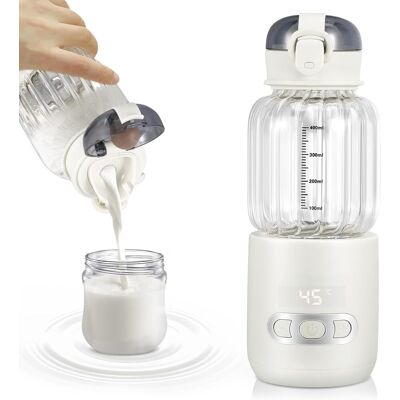 OEM Calentador Portátil De Biberones, Calentador De Agua Para Coche De 400 Ml, Calentador Visual De Comida Para Bebés Con Control De Temperatura Para Viajes Al Aire Libre, Temperatura Ajustable De 37 °c A OEM Calentador Portátil De Biberones, Calentador De Agua Para Coche De 400 Ml, Calentador Visual De Comida Para Bebés Con Control De Temperatura Para Viajes Al Aire Libre, Temperatura Ajustable De 37 °c A