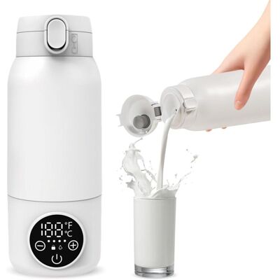 OEM Chauffe-biberon Portable Sans Fil, Chauffe Biberon Nomade 500ml, Auto Éteint Sécurité, Chauffe Rapidement Eau Ou Lait, Sorties, Ideal La Nuit OEM Chauffe-biberon Portable Sans Fil, Chauffe Biberon Nomade 500ml, Auto Éteint Sécurité, Chauffe Rapidement Eau Ou Lait, Sorties, Ideal La Nuit