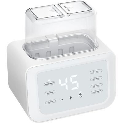 OEM Calentador De Leche Materna Para Biberones Dobles, Multifuncional, Totalmente Automático, Descongela Y Calienta La Leche Materna. OEM Calentador De Leche Materna Para Biberones Dobles, Multifuncional, Totalmente Automático, Descongela Y Calienta La Leche Materna.