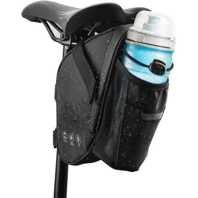OEM Bolsa Para Sillín De Bicicleta – Impermeable – Resistente A Desgarros – Para Bicicletas De Montaña Y De Carretera – Con Portabotellas OEM Bolsa Para Sillín De Bicicleta – Impermeable – Resistente A Desgarros – Para Bicicletas De Montaña Y De Carretera – Con Portabotellas