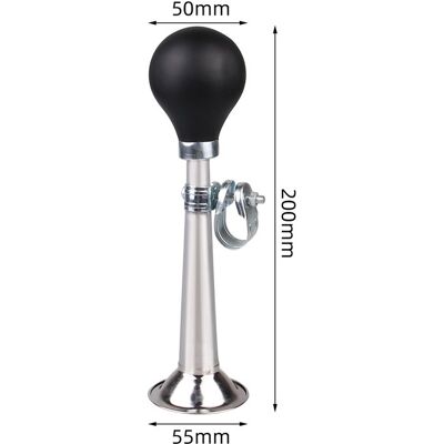 OEM Bocina Metálica Para Bicicleta, Bocina De Aire Cromada De 18 Cm (7 Pulgadas), Timbre Recto Y Potente Para Bicicletas De Montaña, Color Rojo OEM Bocina Metálica Para Bicicleta, Bocina De Aire Cromada De 18 Cm (7 Pulgadas), Timbre Recto Y Potente Para Bicicletas De Montaña, Color Rojo