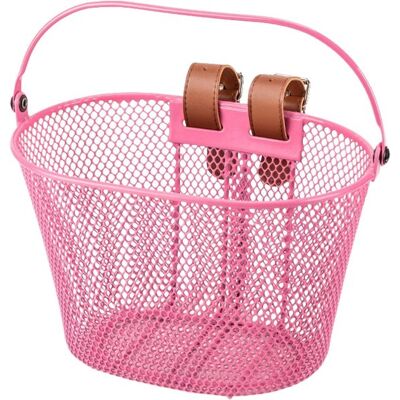 OEM Cesta Para Bicicleta Infantil - Cesta Metálica Para Niños - Organizador De Bicicletas - Diseño Impermeable - 25 X 16,5 X 16 Cm - Rosa OEM Cesta Para Bicicleta Infantil - Cesta Metálica Para Niños - Organizador De Bicicletas - Diseño Impermeable - 25 X 16,5 X 16 Cm - Rosa