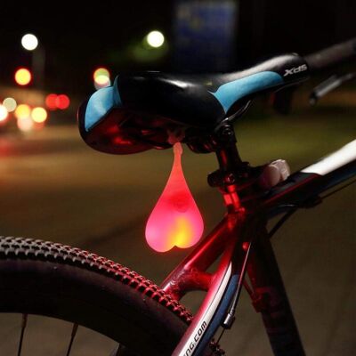 OEM Bolas De Luz De Silicona Con Forma De Corazón Para Bicicleta, Luces Led De Emergencia Traseras, Impermeables, Para Asiento De Alquiler, Luz Roja OEM Bolas De Luz De Silicona Con Forma De Corazón Para Bicicleta, Luces Led De Emergencia Traseras, Impermeables, Para Asiento De Alquiler, Luz Roja