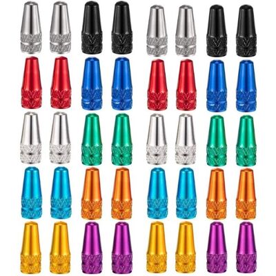 OEM Egoods,tapones De Válvula Para Bicicleta,40 Unidades,aleación De Aluminio,para Bicicletas De Montaña Y De Carretera,10 Colores OEM Egoods,tapones De Válvula Para Bicicleta,40 Unidades,aleación De Aluminio,para Bicicletas De Montaña Y De Carretera,10 Colores