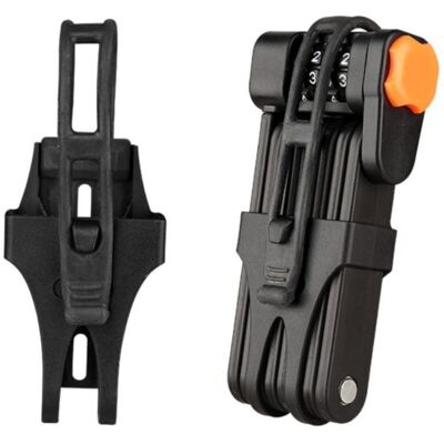 OEM Candado Plegable Para Bicicleta, Combinación De 4 Dígitos, Protección Antirrobo Extra Alta, Acero Endurecido, 85 Cm De Largo. Súper Protección Antirrobo Para Todas Las Bicicletas. -crezuo OEM Candado Plegable Para Bicicleta, Combinación De 4 Dígitos, Protección Antirrobo Extra Alta, Acero Endurecido, 85 Cm De Largo. Súper Protección Antirrobo Para Todas Las Bicicletas. -crezuo