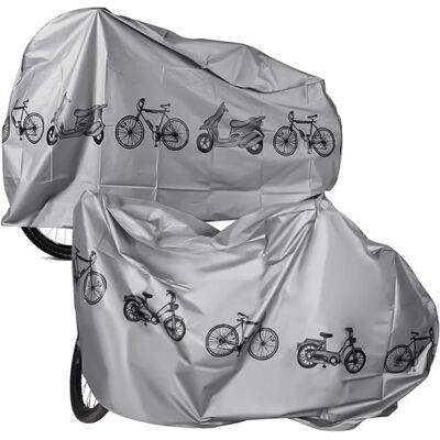 OEM Funda Bicicleta 2 Piezas, Impermeable 1 Bicicleta, Bicicleta 200110 Cm, Impermeable Lluvia, Material Peva, Bicicletas 24 29 Pulgadas, Plateado OEM Funda Bicicleta 2 Piezas, Impermeable 1 Bicicleta, Bicicleta 200110 Cm, Impermeable Lluvia, Material Peva, Bicicletas 24 29 Pulgadas, Plateado