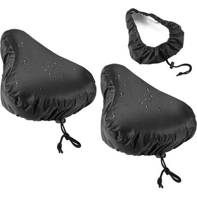 OEM Funda Para Sillín De Bicicleta - Impermeable - Con Cuerda Elástica - Compatible Con Bicicletas De Carretera Montaña Y Urbana - Tamaño Máximo 24x27 Cm - Set De 2 Unidades OEM Funda Para Sillín De Bicicleta - Impermeable - Con Cuerda Elástica - Compatible Con Bicicletas De Carretera Montaña Y Urbana - Tamaño Máximo 24x27 Cm - Set De 2 Unidades