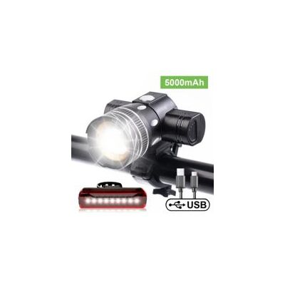 OEM Luz Led Recargable E Impermeable De 5000 Lúmenes Para Bicicleta (6 Horas De Autonomía), Ideal Para Ciclismo De Carretera, Montaña Y Ciudad, Con 3 Modos De Funcionamiento - Crezuo OEM Luz Led Recargable E Impermeable De 5000 Lúmenes Para Bicicleta (6 Horas De Autonomía), Ideal Para Ciclismo De Carretera, Montaña Y Ciudad, Con 3 Modos De Funcionamiento - Crezuo