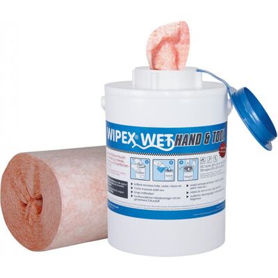 WIPEX Pack de Inicio - Manopla y Herramienta de No Tejido Húmeda 2 Rulos + 2 Botellas WIPEX Pack de Inicio - Manopla y Herramienta de No Tejido Húmeda 2 Rulos + 2 Botellas
