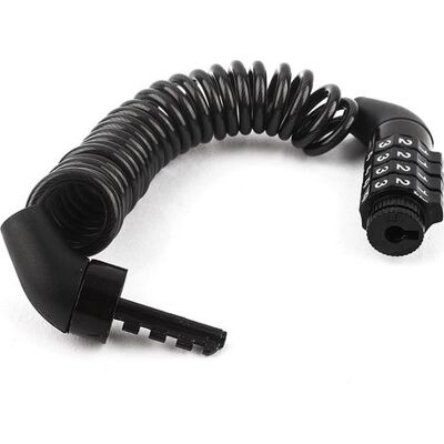 OEM Cadenas De Bicicleta Con Cable Antirrobo Con Código Inteligente De 4 Dígitos Y Soporte Para Bicicleta, Longitud 150cm Para Bicicleta/patín/portabicicletas/casco, Negro OEM Cadenas De Bicicleta Con Cable Antirrobo Con Código Inteligente De 4 Dígitos Y Soporte Para Bicicleta, Longitud 150cm Para Bicicleta/patín/portabicicletas/casco, Negro