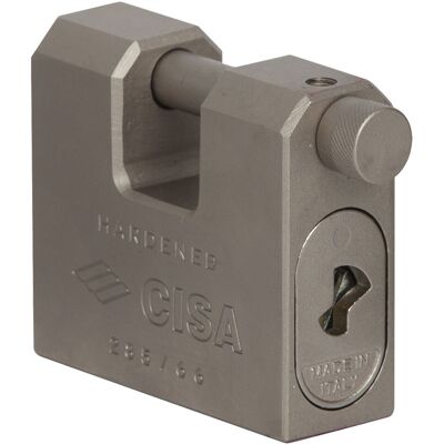 CISA Modelo 28550 Candado en Acero Carbonitrurado - Antirrobo 84mm CISA Modelo 28550 Candado en Acero Carbonitrurado - Antirrobo 84mm