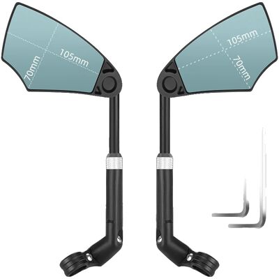 OEM Espejo Retrovisor Para Bicicleta, Antirreflejos, Brazo Telescópico Flexible, Izquierdo Y Derecho. OEM Espejo Retrovisor Para Bicicleta, Antirreflejos, Brazo Telescópico Flexible, Izquierdo Y Derecho.