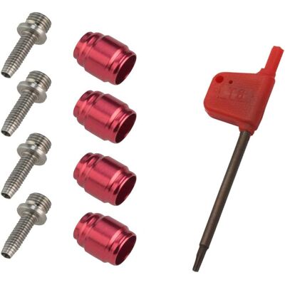 OEM Juego De 4 Kits De Racores De Aceite De Oliva Para Frenos De Disco Hidráulicos De Bicicleta Avid Sram, Manguera De Freno Stealthamajig, Instalación Rápida Stealth-a-majig. OEM Juego De 4 Kits De Racores De Aceite De Oliva Para Frenos De Disco Hidráulicos De Bicicleta Avid Sram, Manguera De Freno Stealthamajig, Instalación Rápida Stealth-a-majig.