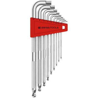Juego de llaves Allen largas PB Swiss Tools - Cabezal de bola - 9 piezas Juego de llaves Allen largas PB Swiss Tools - Cabezal de bola - 9 piezas