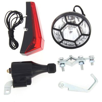 OEM Juego De Luces De Dinamo Para Bicicleta, Luces De Seguridad Led Delanteras Y Traseras, Accesorios Para Bicicleta, Luz Trasera OEM Juego De Luces De Dinamo Para Bicicleta, Luces De Seguridad Led Delanteras Y Traseras, Accesorios Para Bicicleta, Luz Trasera