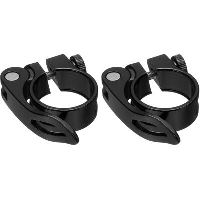 OEM Abrazadera Para Tija De Sillín De Bicicleta (2 Piezas), 2 Piezas, 31,8 Mm, Aluminio, 27,2 Mm, 28,6 Mm, Color Negro OEM Abrazadera Para Tija De Sillín De Bicicleta (2 Piezas), 2 Piezas, 31,8 Mm, Aluminio, 27,2 Mm, 28,6 Mm, Color Negro