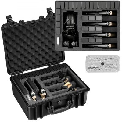 OEM Estuche Rígido Para Pistola Con Revestimiento De Espuma Xpe, Funda Para 6 Pistolas, Resistente Al Agua Y Polvo Con Interior Personalizable Y Asa 475 X 415 X 215 Mm, Negro, Cumple Con La Tsa OEM Estuche Rígido Para Pistola Con Revestimiento De Espuma Xpe, Funda Para 6 Pistolas, Resistente Al Agua Y Polvo Con Interior Personalizable Y Asa 475 X 415 X 215 Mm, Negro, Cumple Con La Tsa