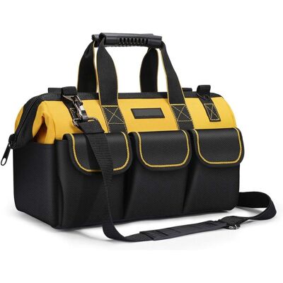 OEM Bolsa Multiusos Para Herramientas, 43,2 Cm, 43 × 17 × 25 Cm, Abertura Amplia, Correa Ajustable Para El Hombro, Para Bricolaje Y Almacenamiento De Herramientas. OEM Bolsa Multiusos Para Herramientas, 43,2 Cm, 43 × 17 × 25 Cm, Abertura Amplia, Correa Ajustable Para El Hombro, Para Bricolaje Y Almacenamiento De Herramientas.