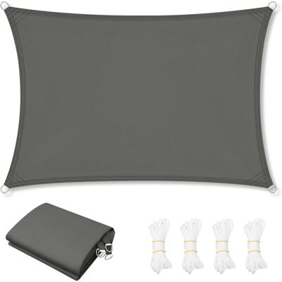 Woltu Lona Impermeable Multiusos Para Exterior 2,5x3,5m Lona De Cubierta Con Ojales De 200 G/m² Gris Oscuro Woltu Lona Impermeable Multiusos Para Exterior 2,5x3,5m Lona De Cubierta Con Ojales De 200 G/m² Gris Oscuro