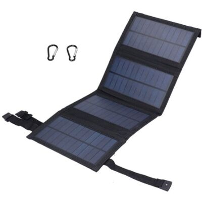 OEM Panel Solar Plegable - 20w 5v - Cargador Usb - Celdas Solares - Ip65 - Cargador Para Teléfono Móvil - Para Camping, Kit De Emergencia, Viajes OEM Panel Solar Plegable - 20w 5v - Cargador Usb - Celdas Solares - Ip65 - Cargador Para Teléfono Móvil - Para Camping, Kit De Emergencia, Viajes