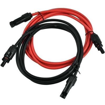 OEM Cable De Extensión Solar Fotovoltaico Ulisem, Cable De Extensión Para Paneles Solares Con Conector Mc4, Par Rojo + Negro, 14awg, 3 Metros / 10 Pies OEM Cable De Extensión Solar Fotovoltaico Ulisem, Cable De Extensión Para Paneles Solares Con Conector Mc4, Par Rojo + Negro, 14awg, 3 Metros / 10 Pies